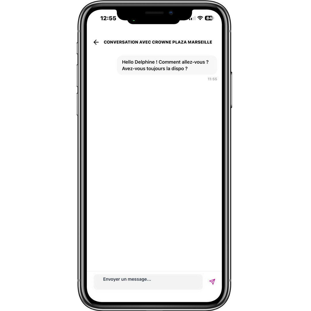 Écran gestion événements